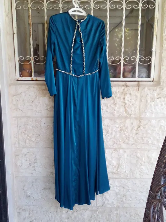 Teal gown
